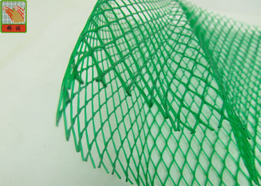 HDPE Elmas Delik Ekstrüde Plastik Netleştirme, Yeşil Koruyucu Plastik Hasır Kol