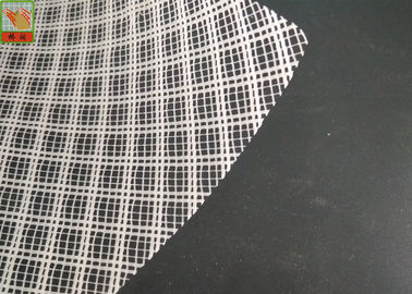 Plastic Resin Infusion Mesh White Color , HDPE Plastic Diamond Mesh Roll